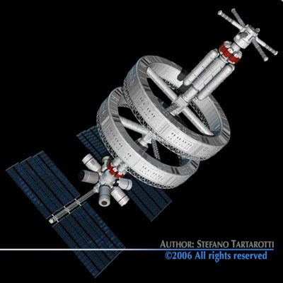 Space station 3D model_1