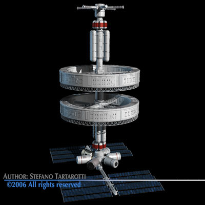 Space station 3D model_5