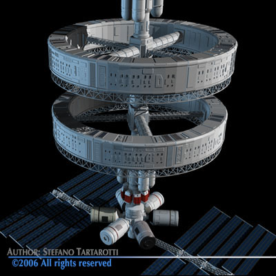 Space station 3D model_6