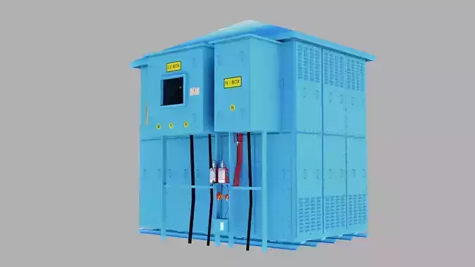 Electrical Power Transformer 3D model