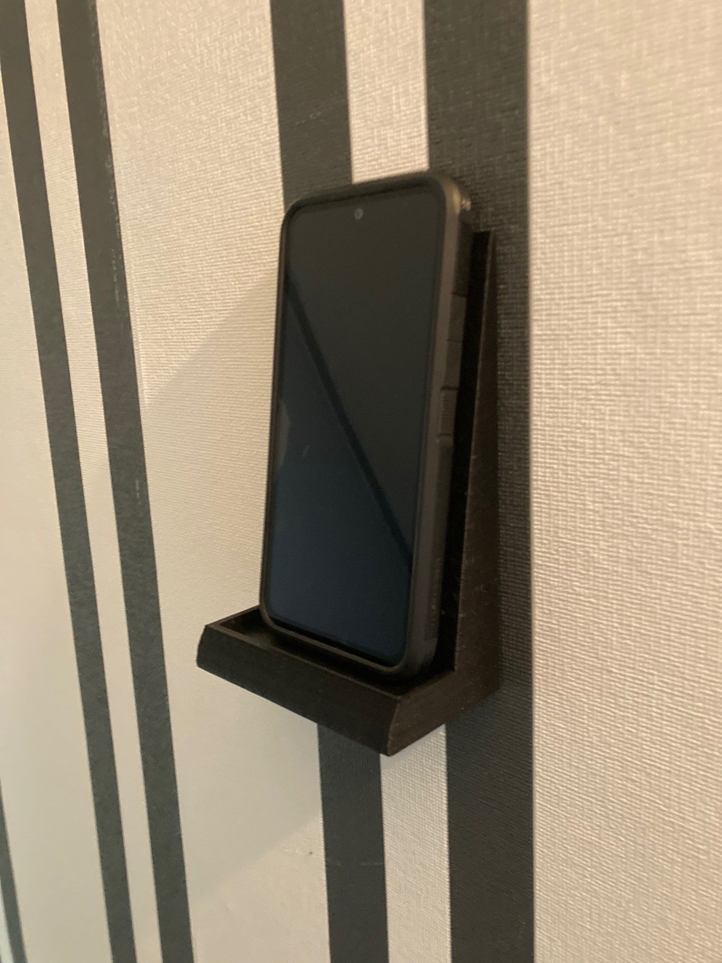 Phone holder - Wall - Stl file 3D print model_2