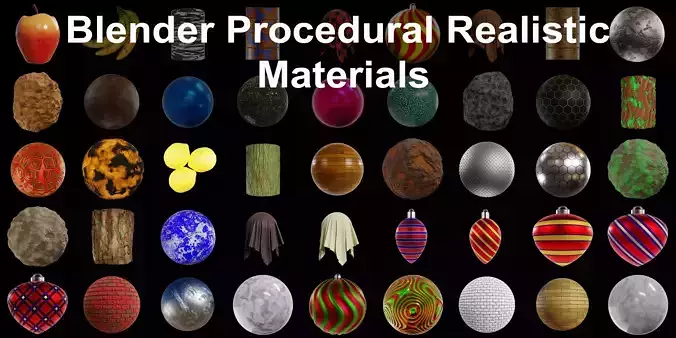 Blender Procedural Realistic Materials