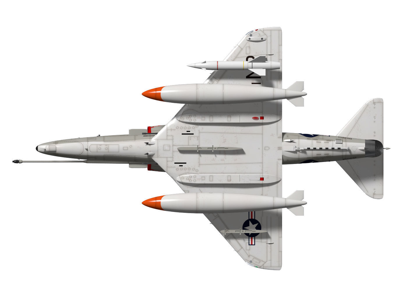 Douglas A-4F Skyhawk 3D model_14