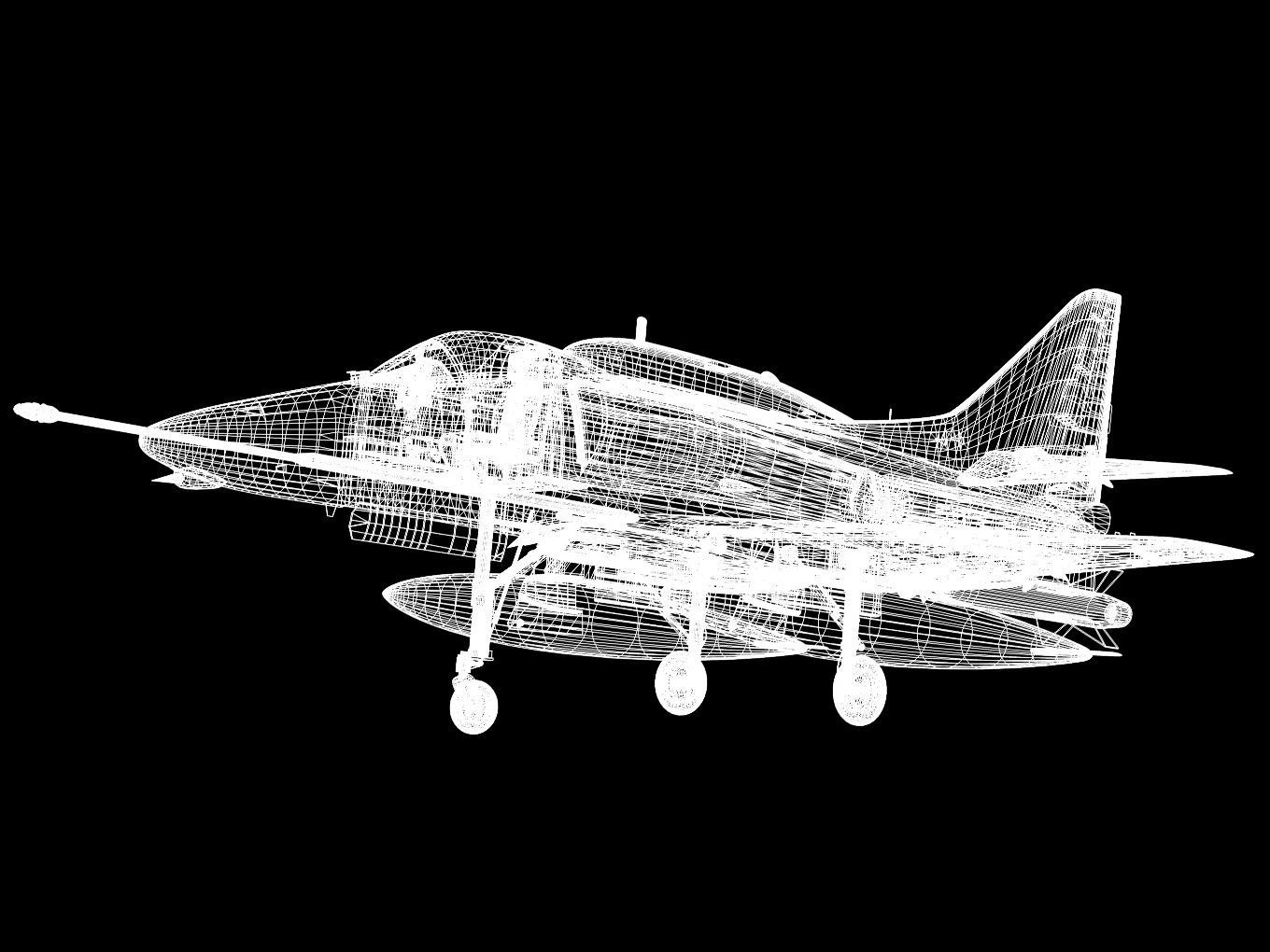 Douglas A-4F Skyhawk 3D model_17
