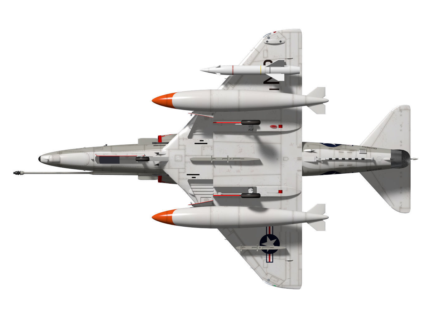 Douglas A-4F Skyhawk 3D model_15