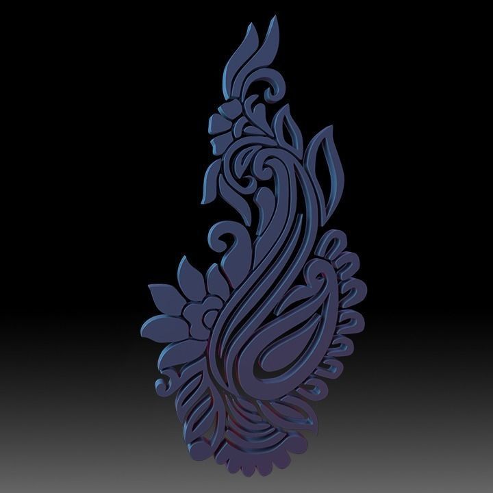 Ornaments Motif Base Mesh Vol 2 3D model_21