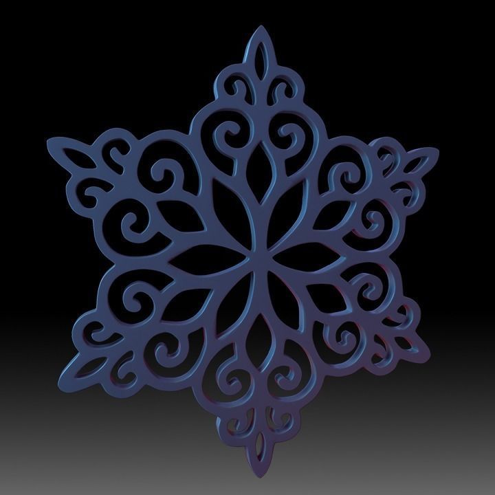 Ornaments Motif Base Mesh Vol 2 3D model_12