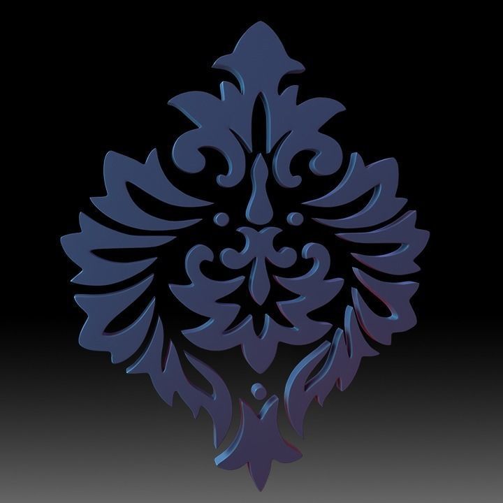 Ornaments Motif Base Mesh Vol 2 3D model_25