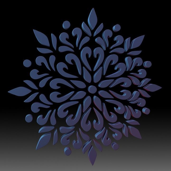 Ornaments Motif Base Mesh Vol 2 3D model_28