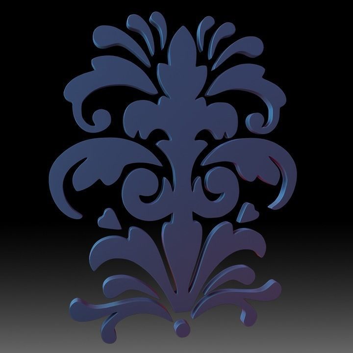 Ornaments Motif Base Mesh Vol 2 3D model_24