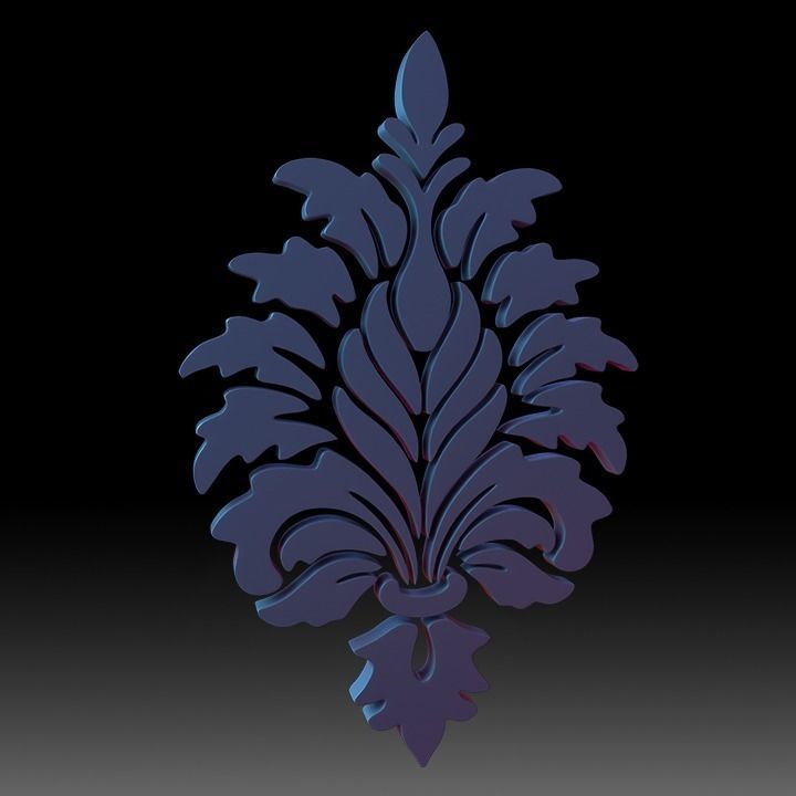 Ornaments Motif Base Mesh Vol 2 3D model_9