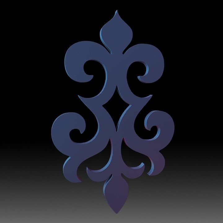 Ornaments Motif Base Mesh Vol 2 3D model_18