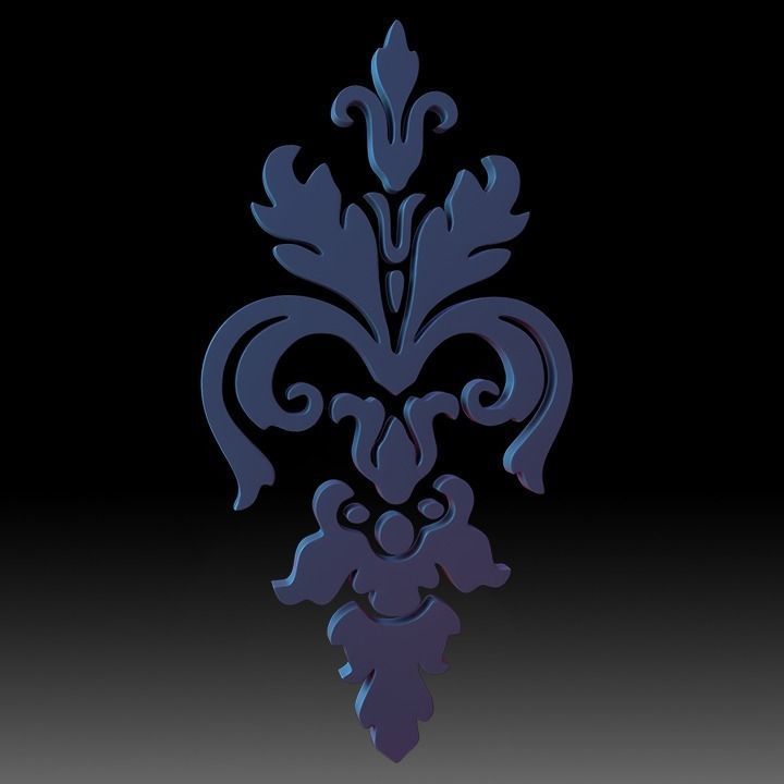 Ornaments Motif Base Mesh Vol 2 3D model_14