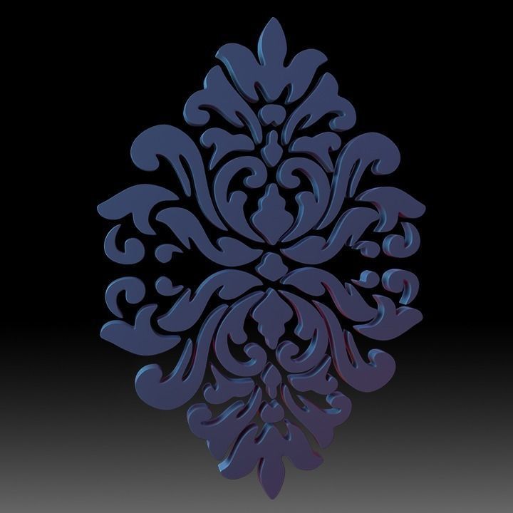 Ornaments Motif Base Mesh Vol 2 3D model_33