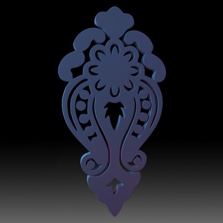 Ornaments Motif Base Mesh Vol 2 3D model_3