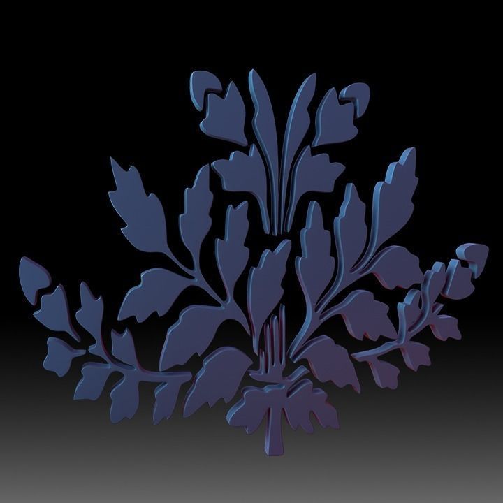 Ornaments Motif Base Mesh Vol 2 3D model_31