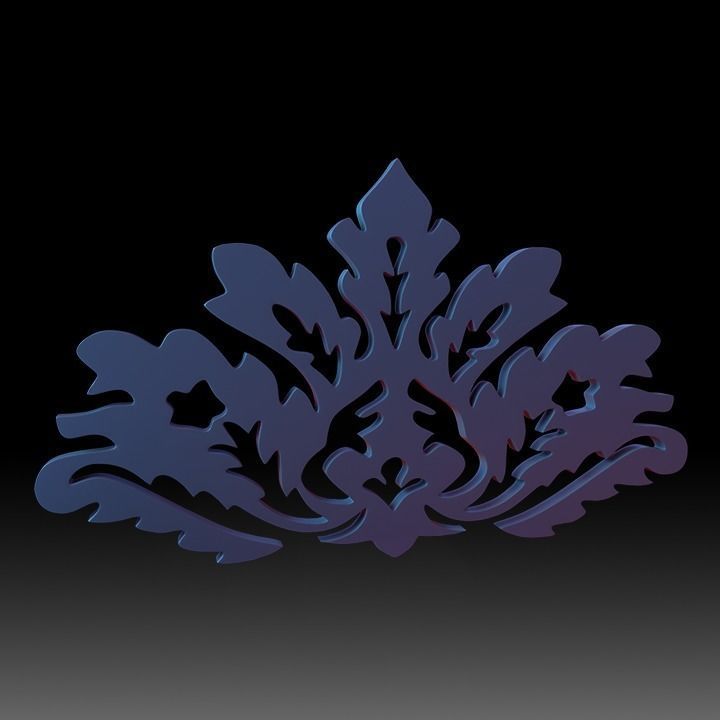 Ornaments Motif Base Mesh Vol 2 3D model_45