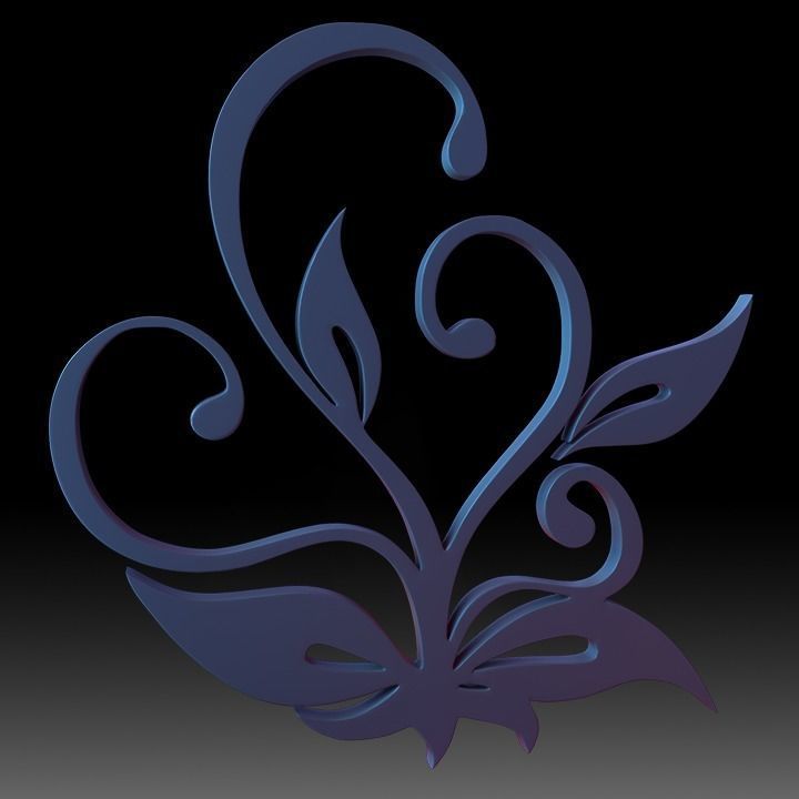 Ornaments Motif Base Mesh Vol 2 3D model_26