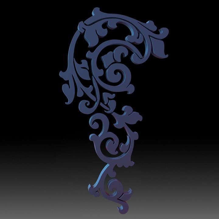 Ornaments Motif Base Mesh Vol 2 3D model_17