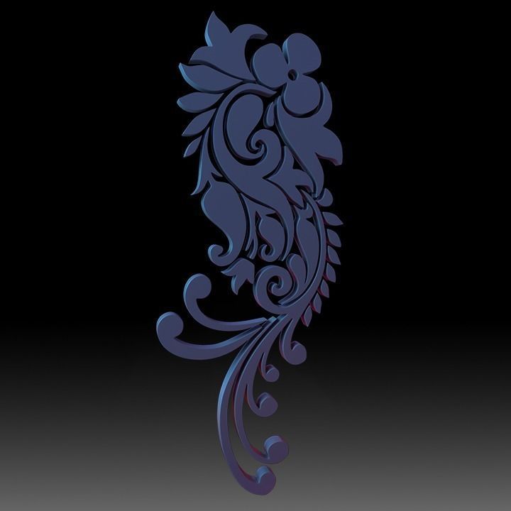 Ornaments Motif Base Mesh Vol 2 3D model_22