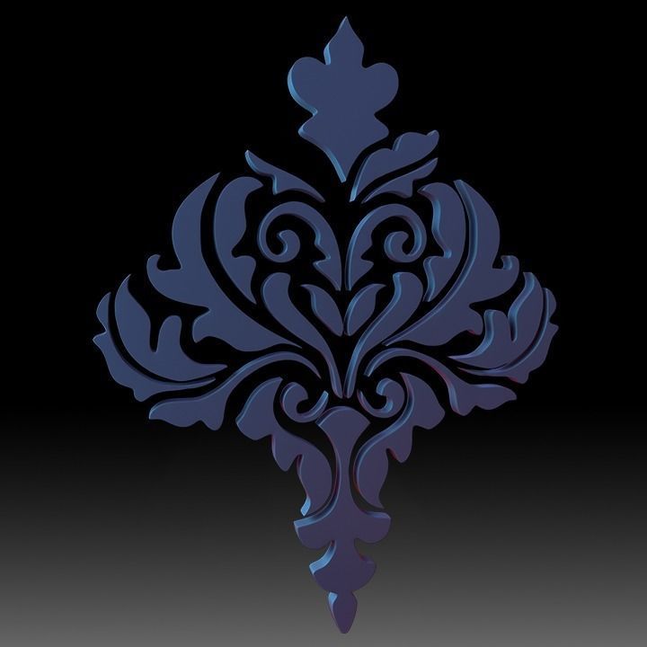 Ornaments Motif Base Mesh Vol 2 3D model_19