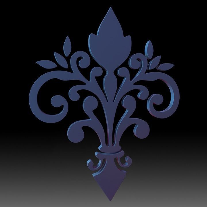 Ornaments Motif Base Mesh Vol 2 3D model_30