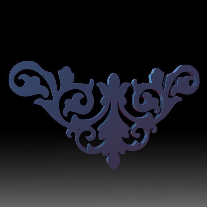 Ornaments Motif Base Mesh Vol 2 3D model_37