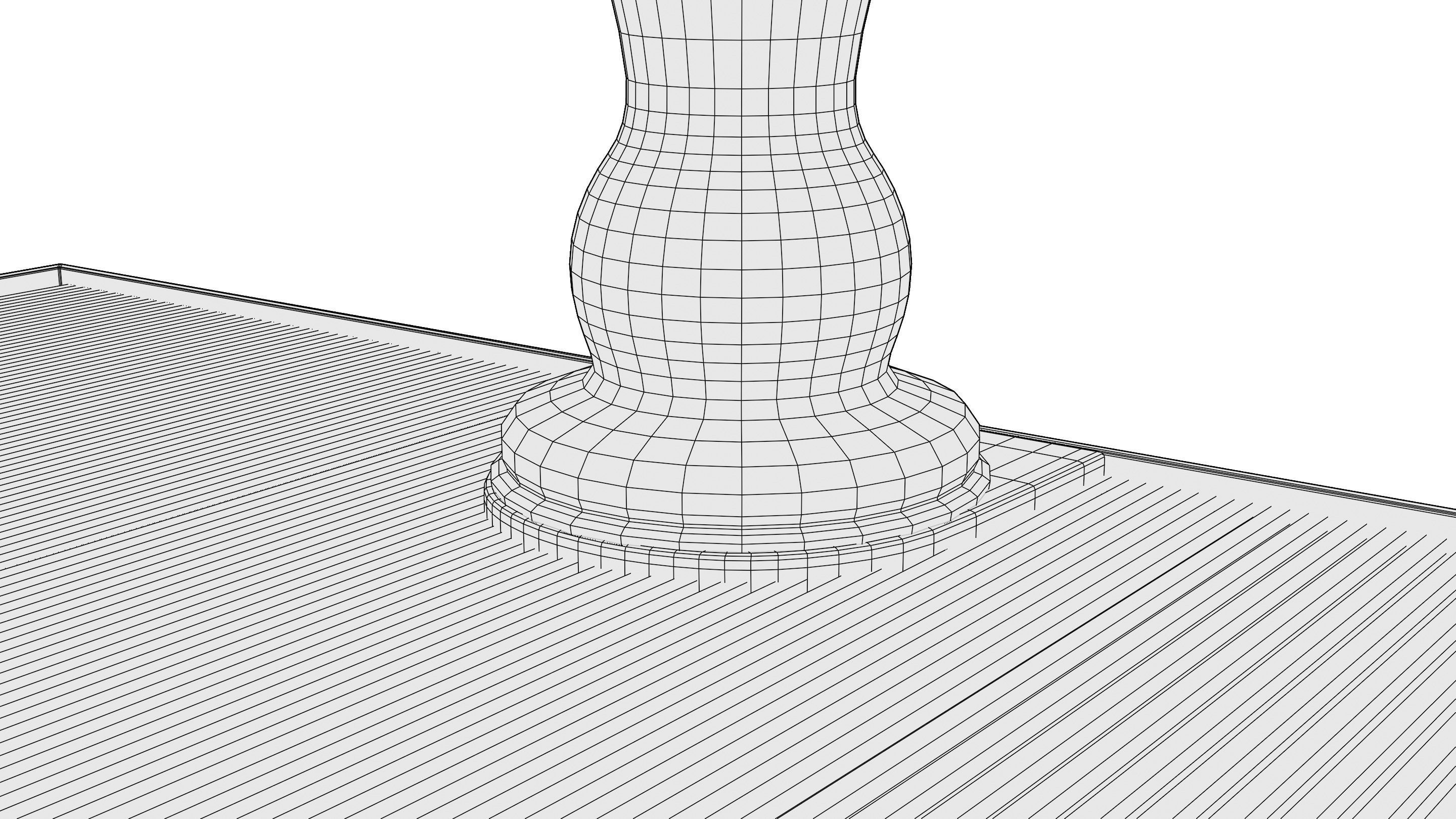 Bar Beer tap Low-poly 3D model_53