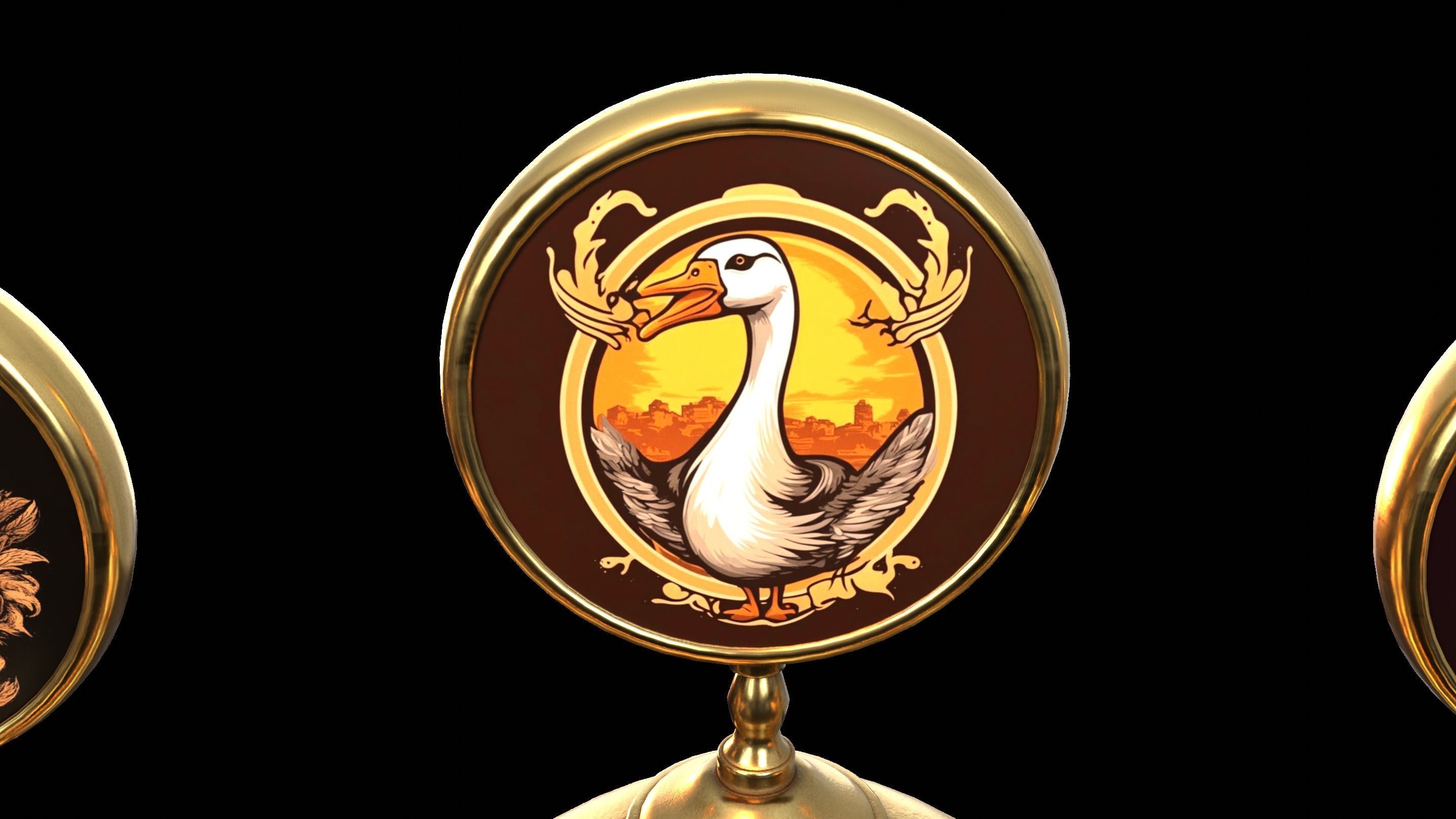 Bar Beer tap Low-poly 3D model_18