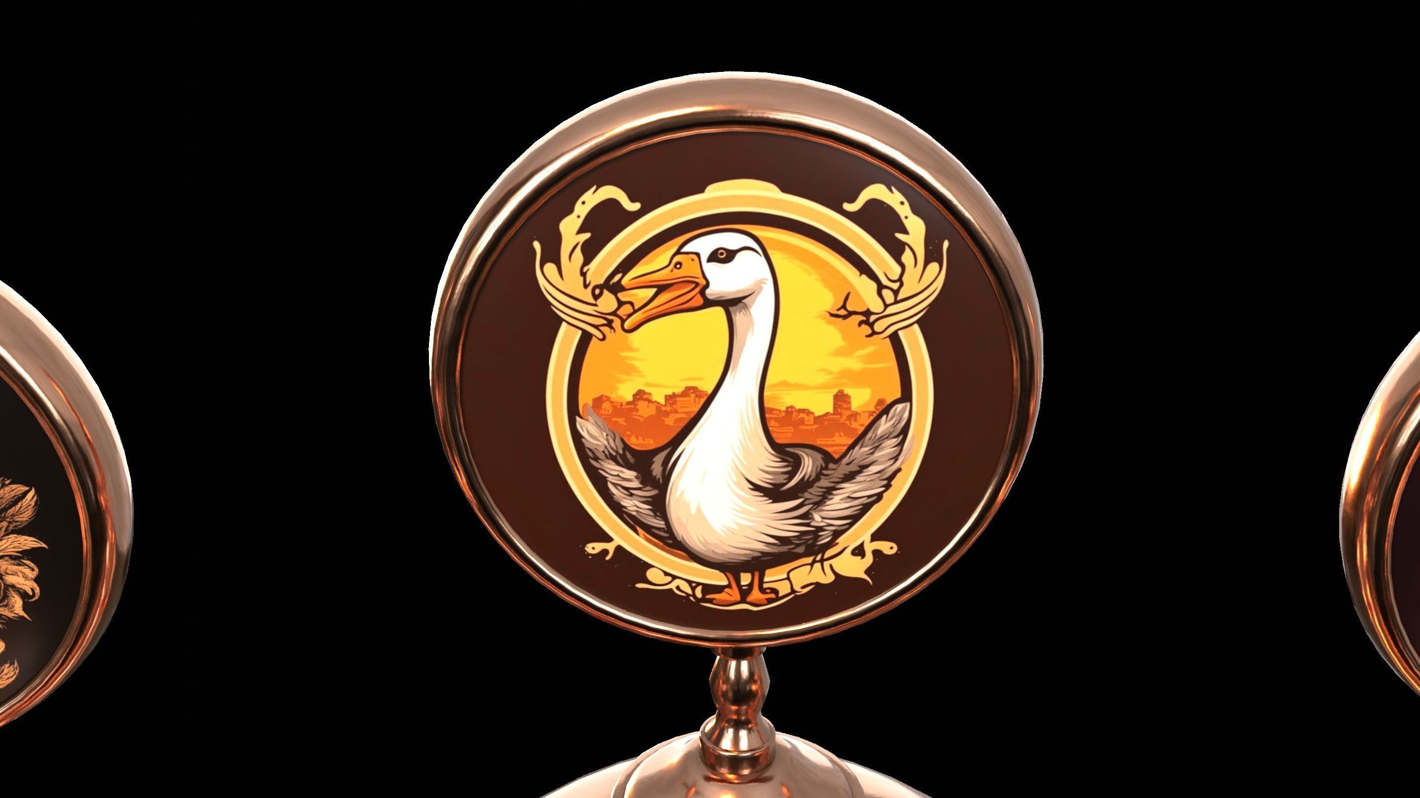 Bar Beer tap Low-poly 3D model_10