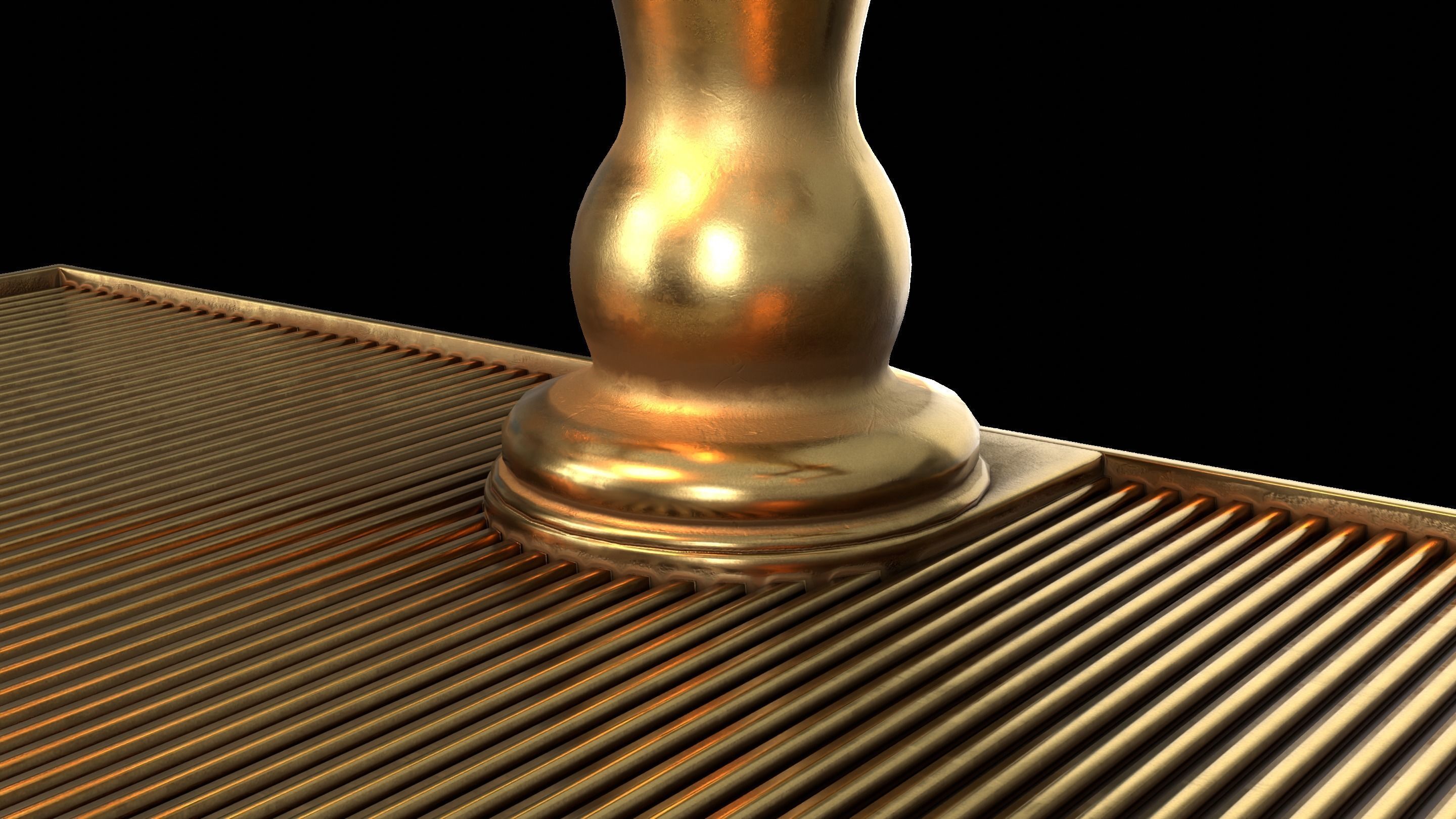 Bar Beer tap Low-poly 3D model_26