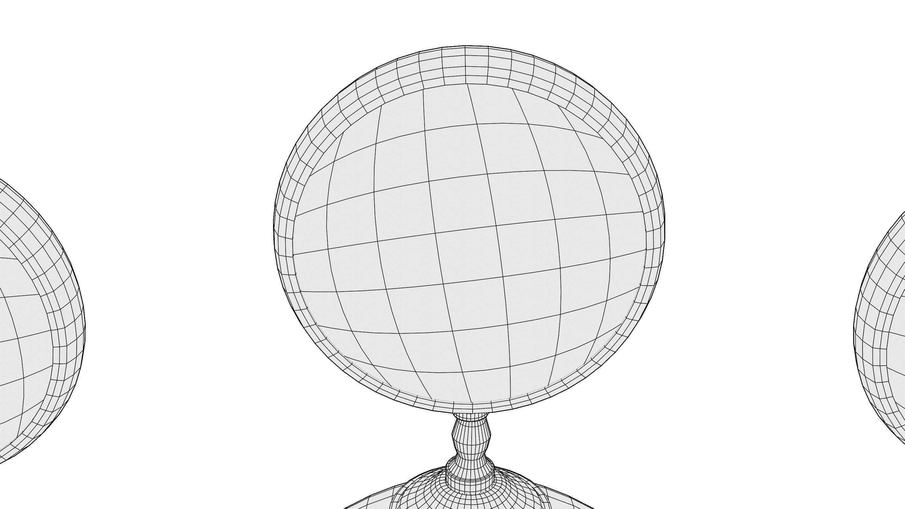 Bar Beer tap Low-poly 3D model_43