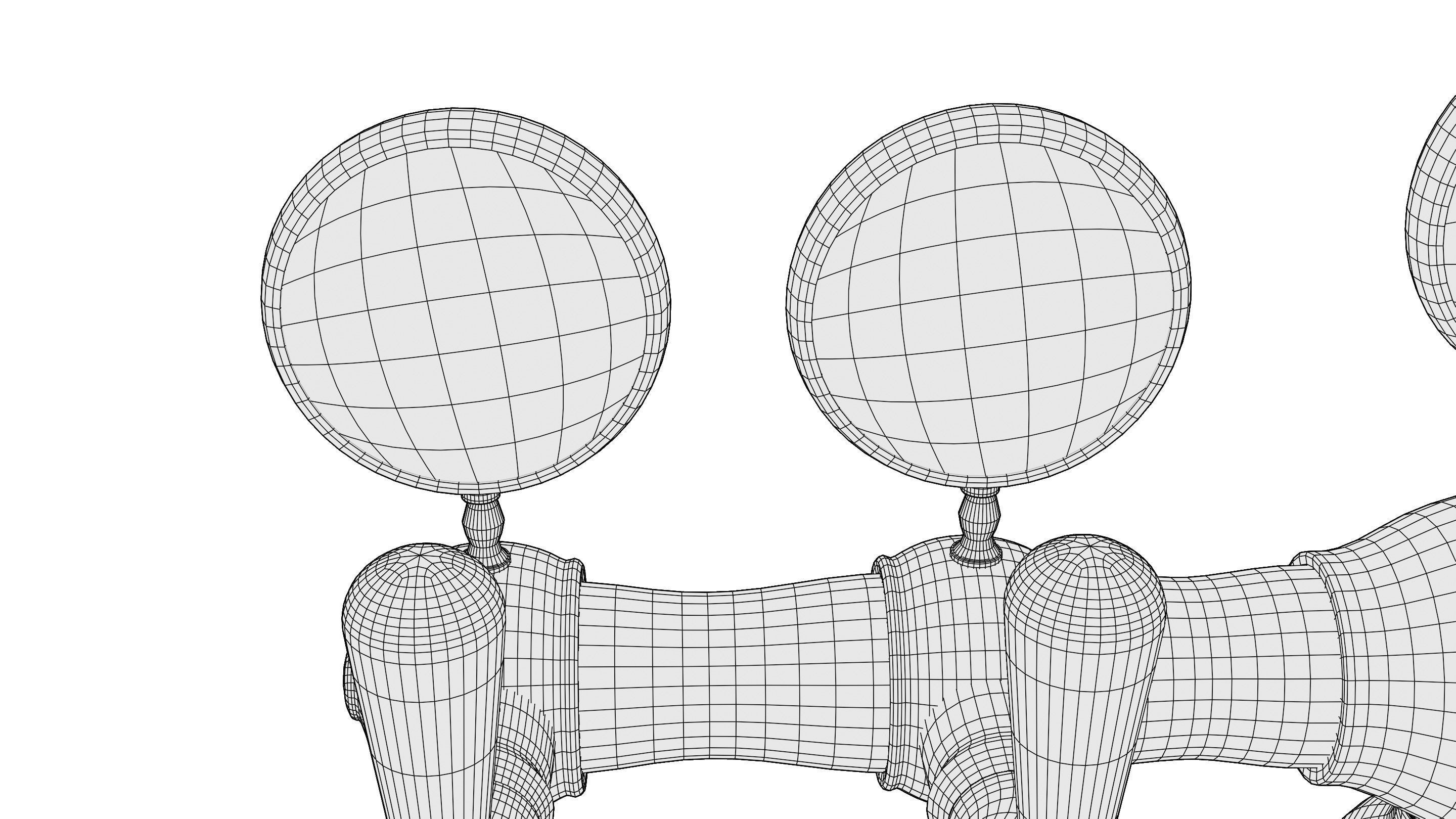 Bar Beer tap Low-poly 3D model_46