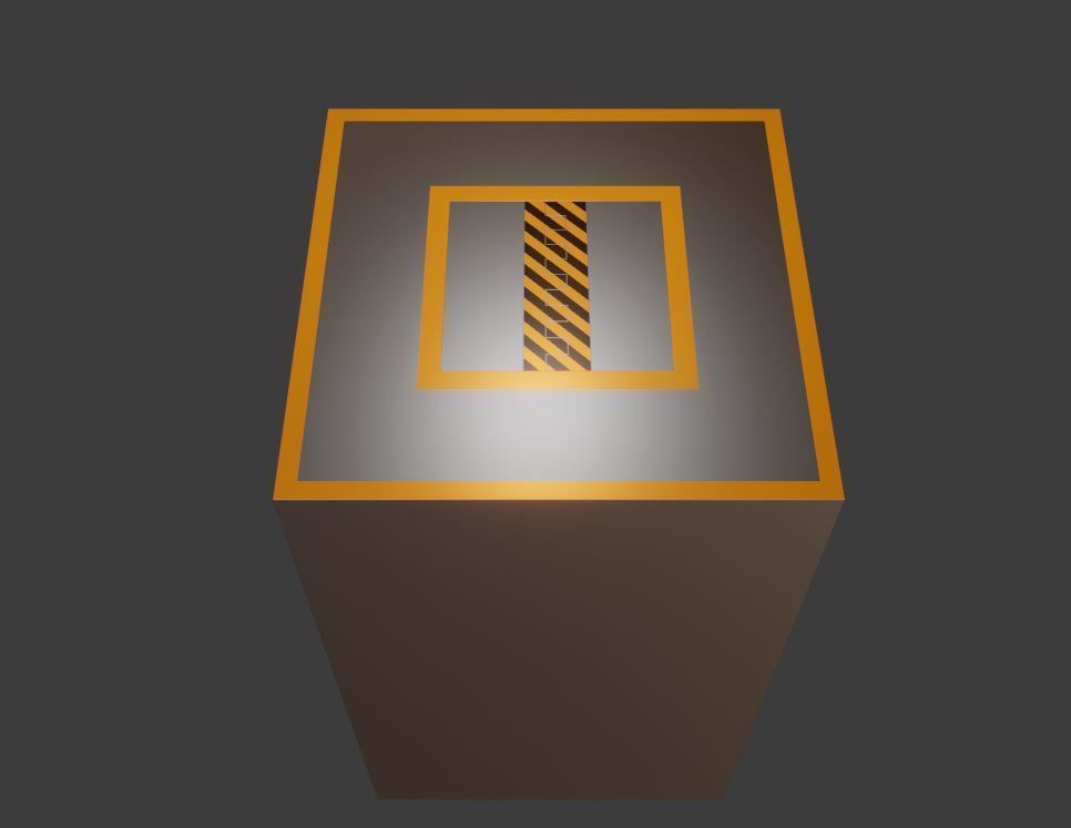 Animated Floor Elevator Low-poly 3D model_15