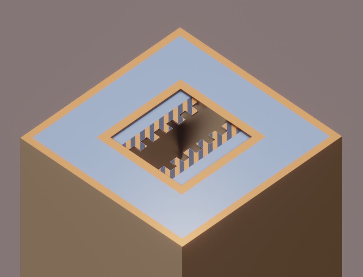 Animated Floor Elevator Low-poly 3D model_6