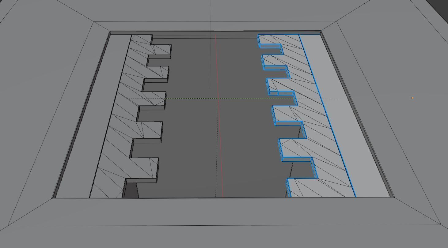 Animated Floor Elevator Low-poly 3D model_16