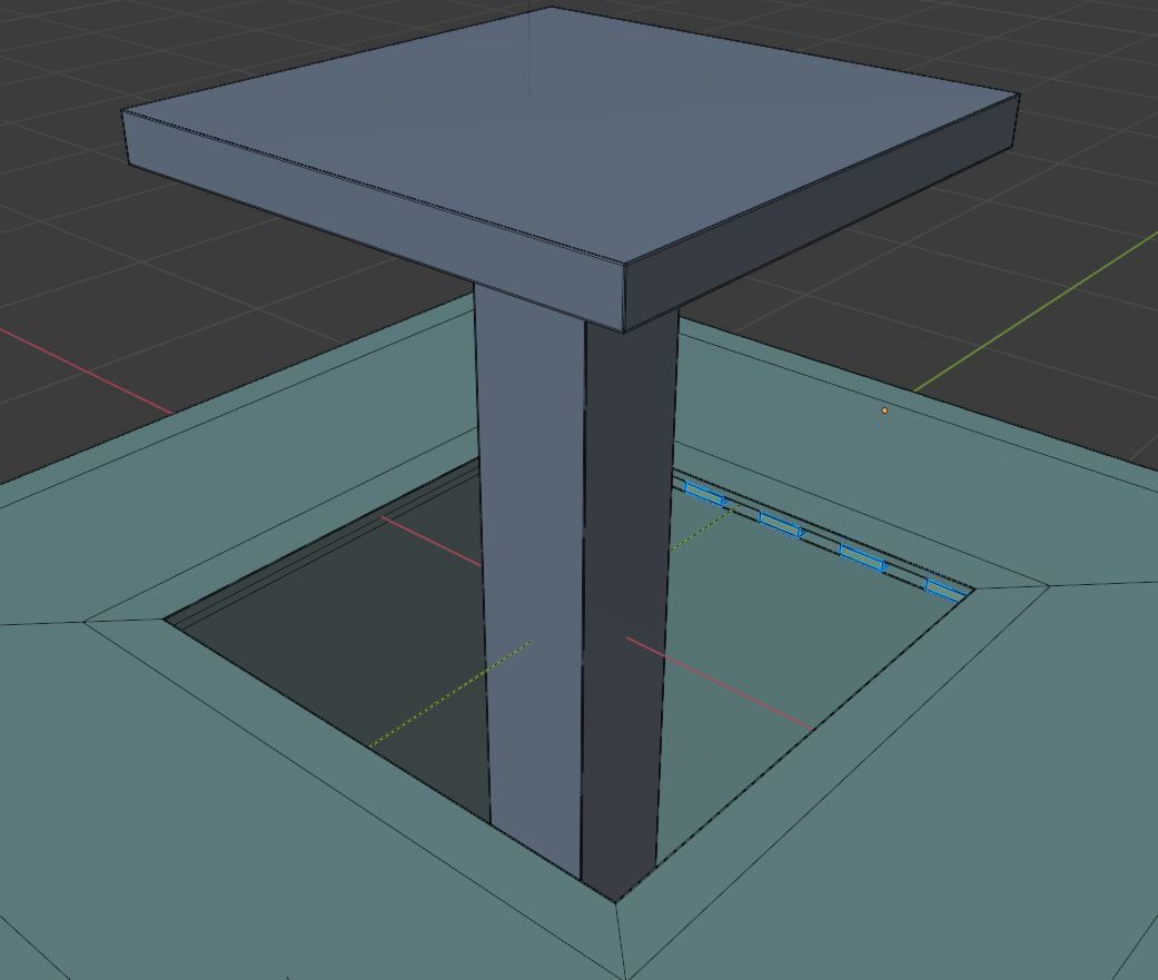 Animated Floor Elevator Low-poly 3D model_21