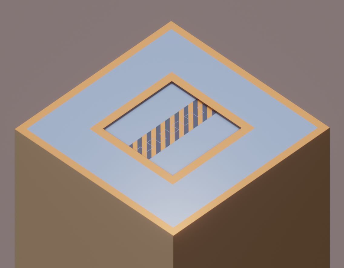 Animated Floor Elevator Low-poly 3D model_8