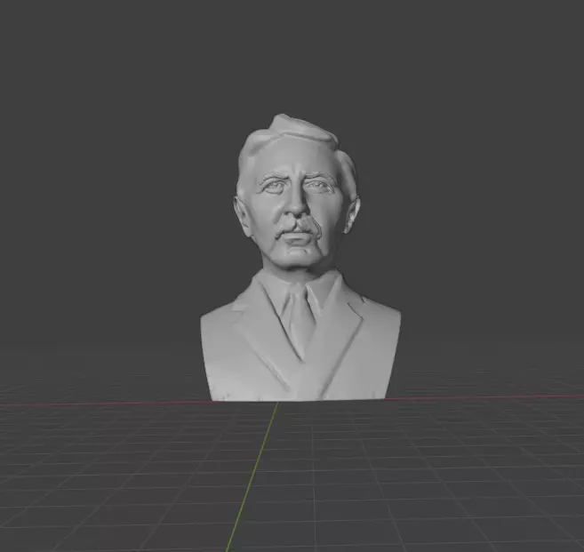 EM Forster 3D print model