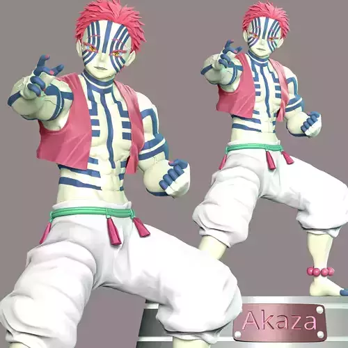 Demon Slayer - Akaza Kimetsu no Yaiba 3D print model