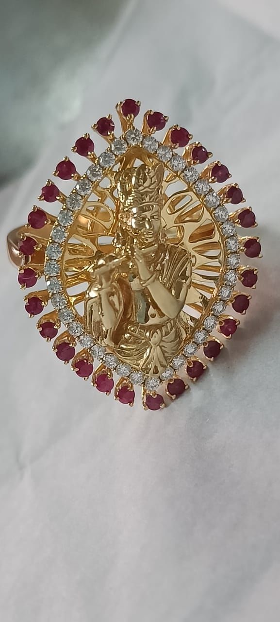 krishna pendent 3D print model_9