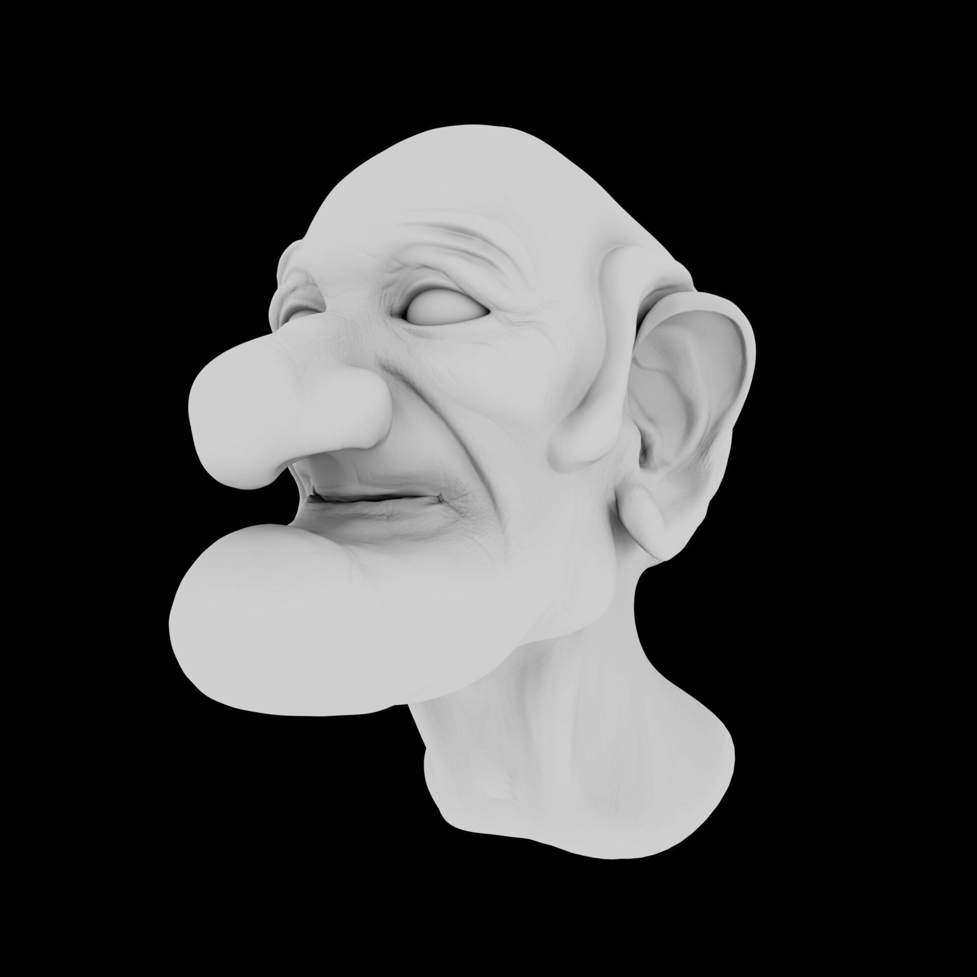 Old Man -Taruna Mhatara  3D model_2