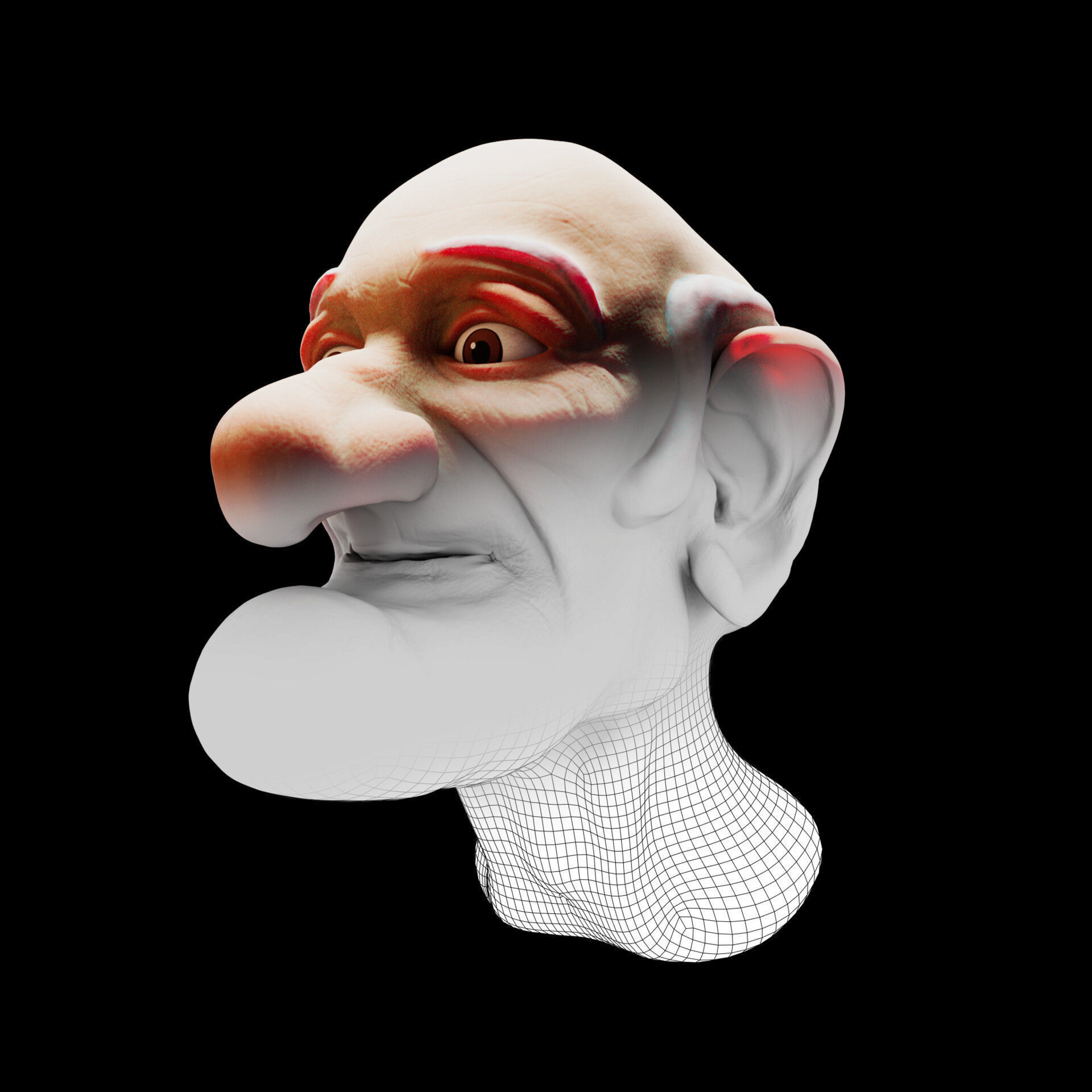 Old Man -Taruna Mhatara  3D model_1
