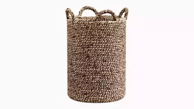 Round wicker basket Raga