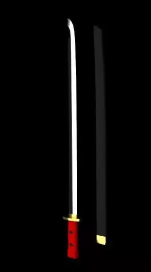 1st Katana Free low-poly 3D model