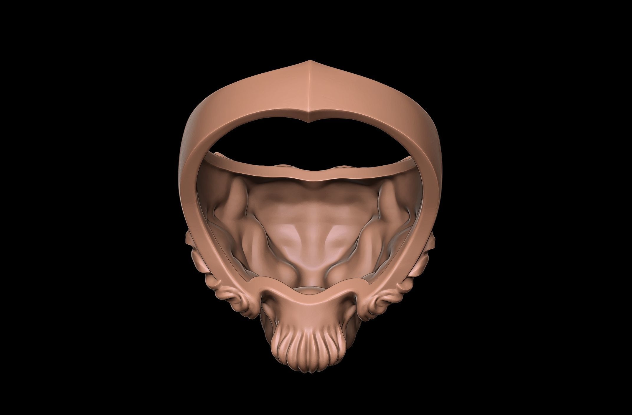 Tiger Ring 3D print model_11