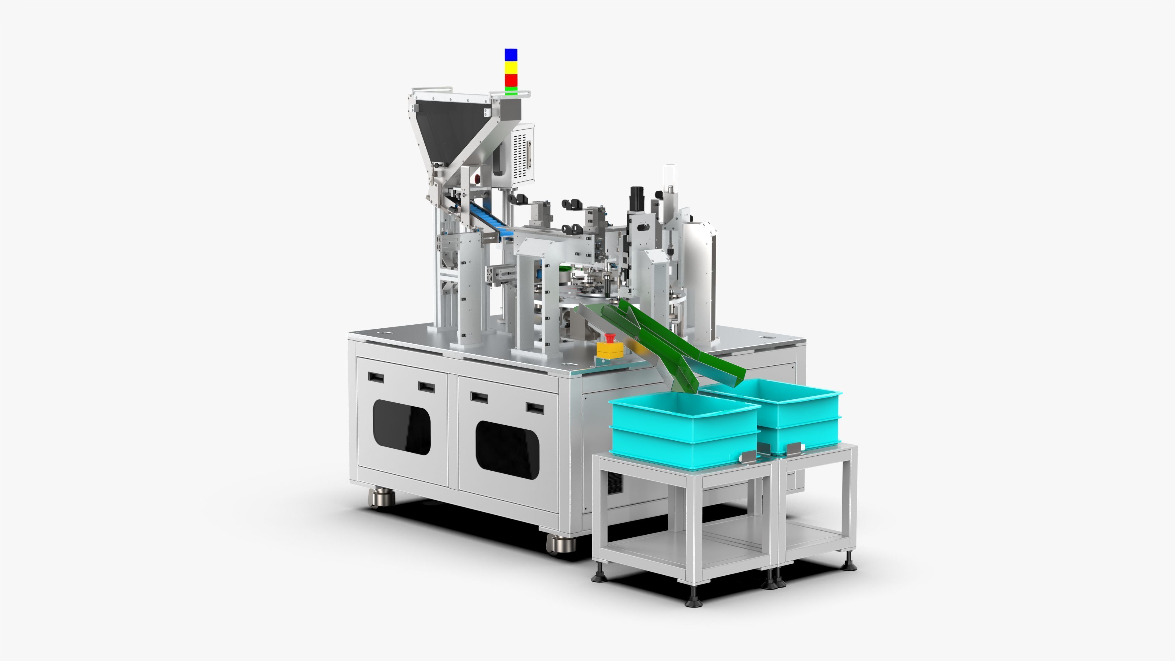 Automatic Circlip Assembly Machine 3D model_1