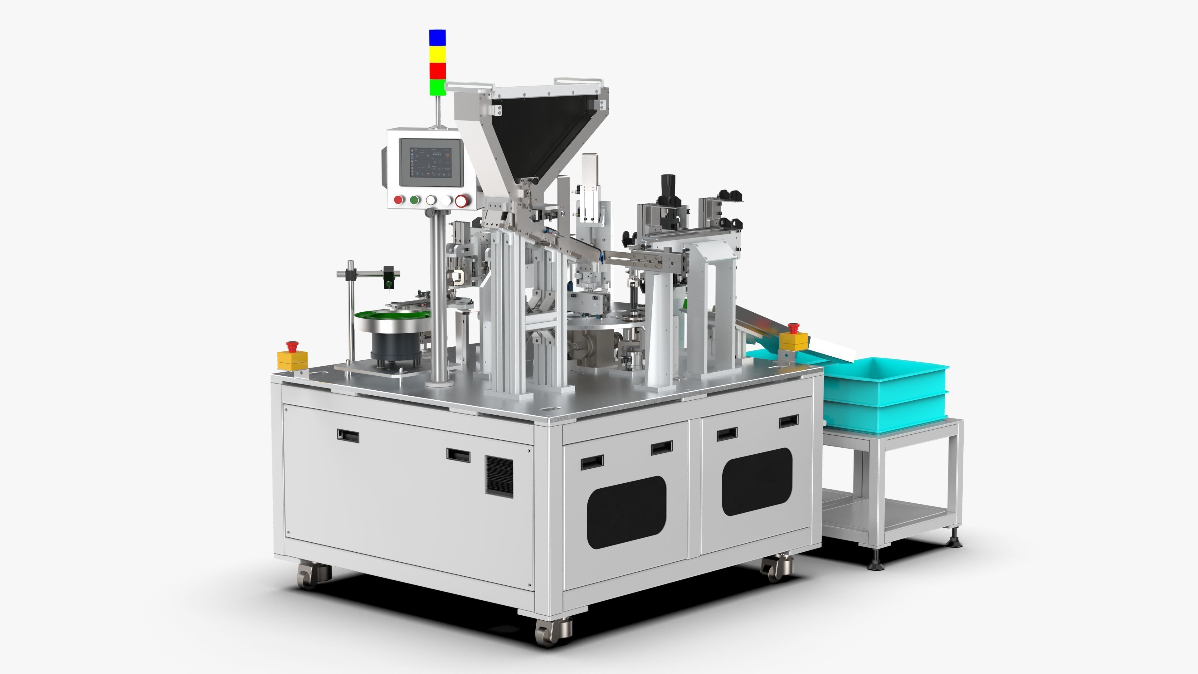 Automatic Circlip Assembly Machine 3D model_2