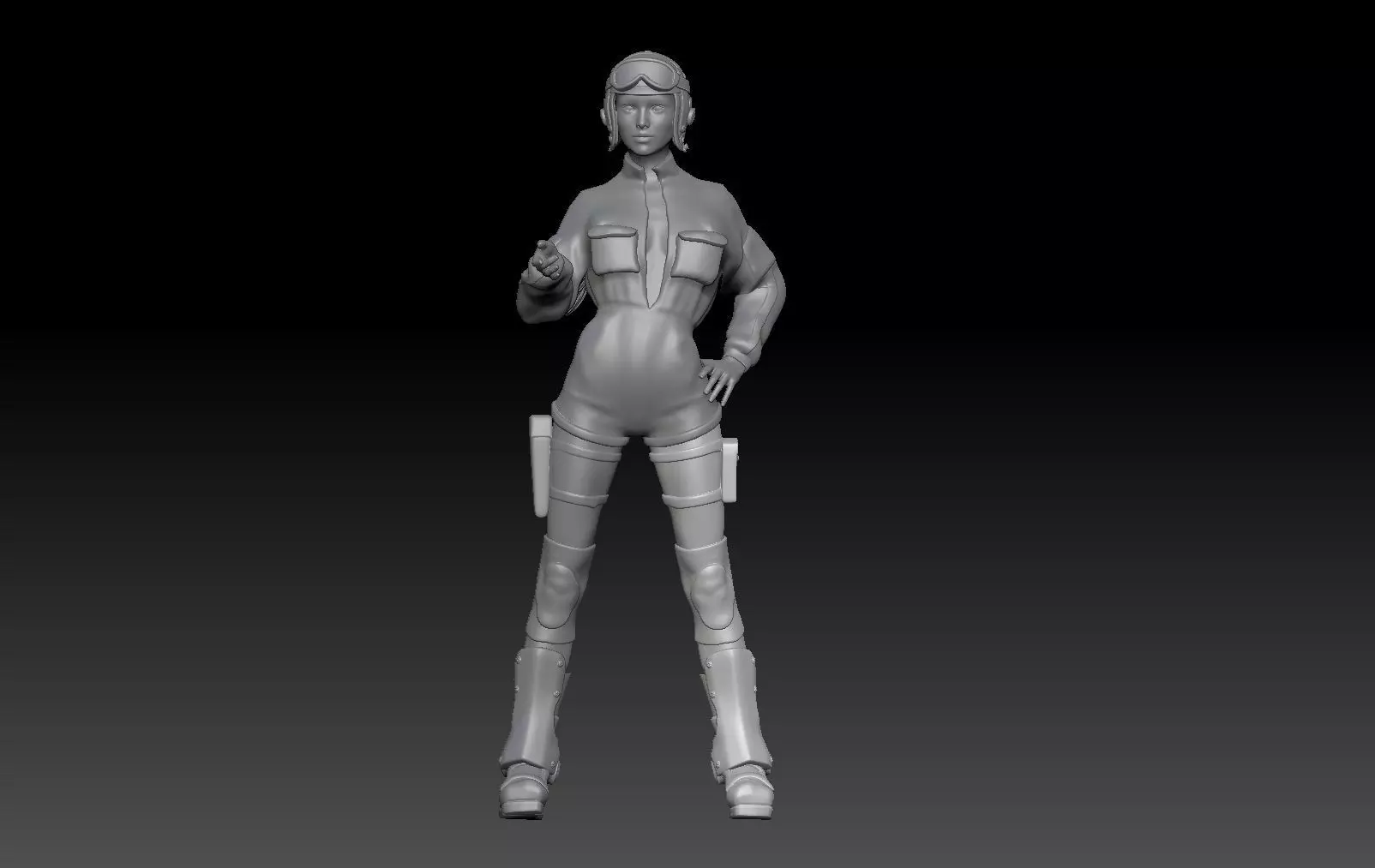 APOCALIPSIS GARAJE TANK GIRL 3D print model_0