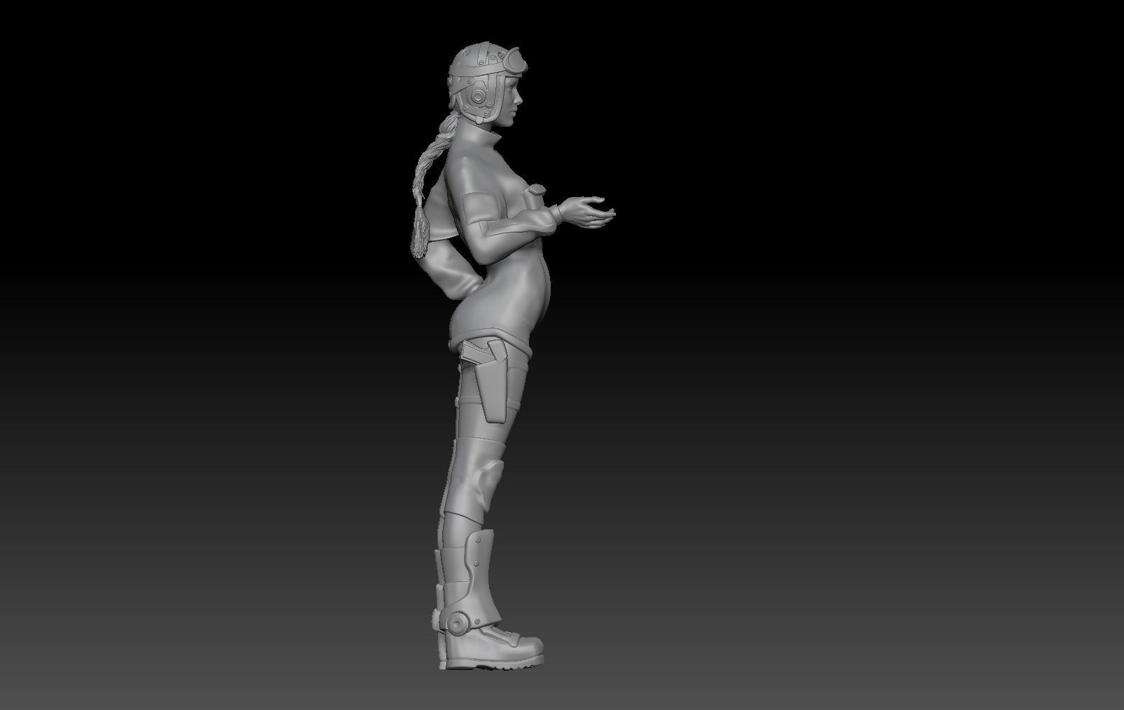 APOCALIPSIS GARAJE TANK GIRL 3D print model_6